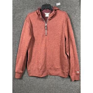 Nike Dri-FIT Golf Hoodie Mens Size M Burgundy Crush 1/4 Zip DN1906-652